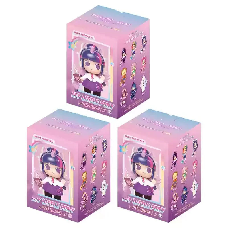 random3 blind box Color Miniworld Blind Box Girl Figure – Cute PVC Room Decor