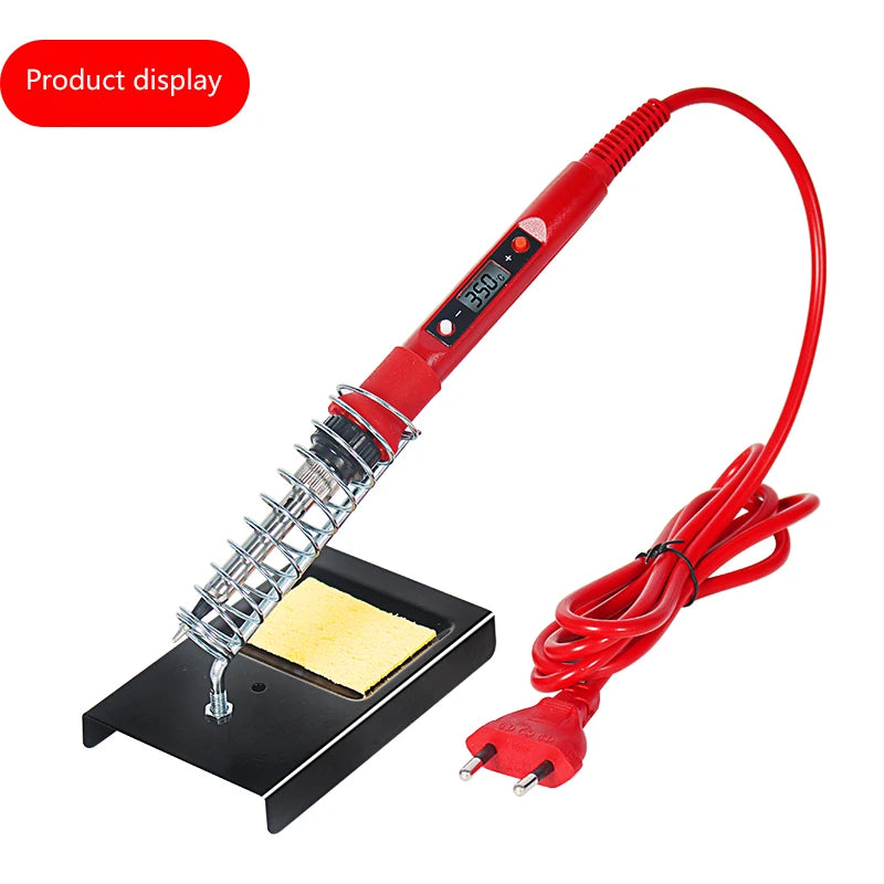 Adjustable Temperature Soldering Iron Kit With Multimeter