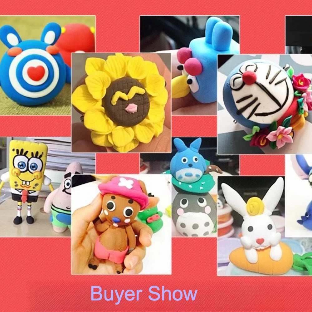 Super Light Modeling Clay Set for Kids DIY Crafts