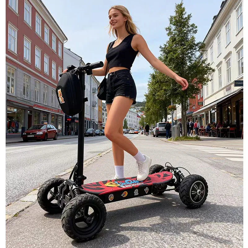 Foldable Adult Electric Scooter – Compact All-Terrain Ride