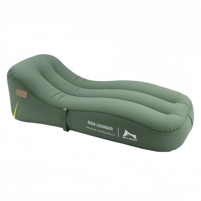 green Color Automatic Camping Inflatable Sofa Chair With Air Pump