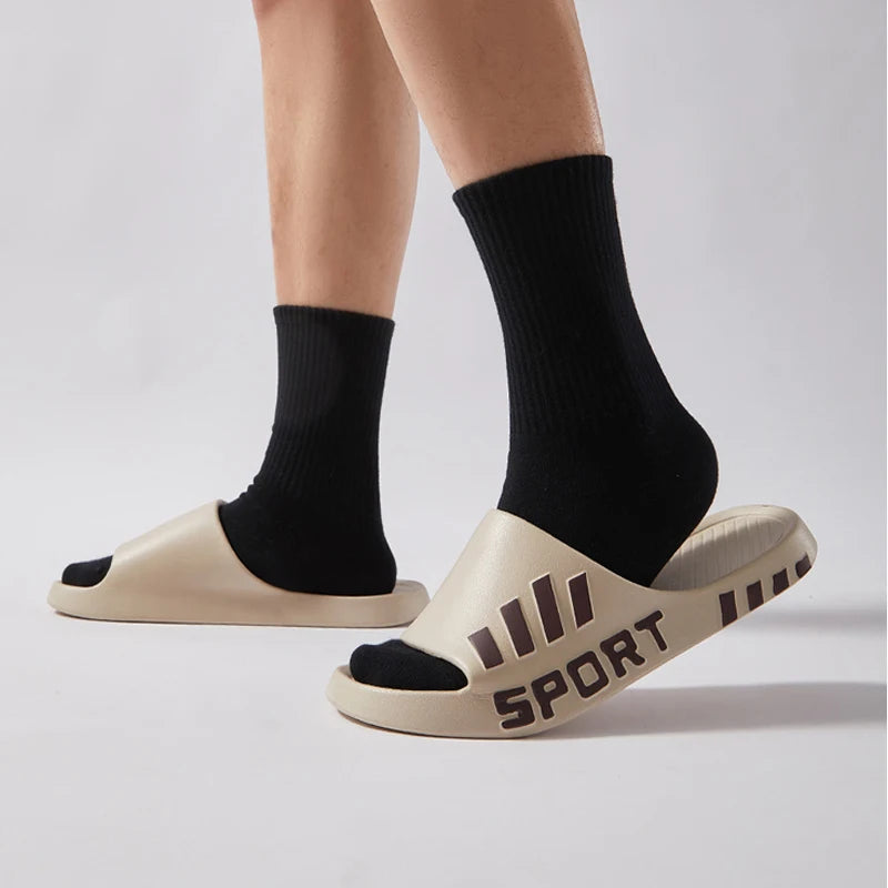 Men’s EVA Shower Slippers Indoor Outdoor Non-Slip Slides