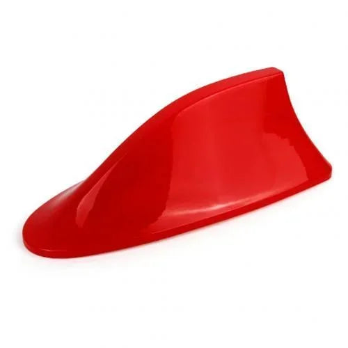 Red 1pcs Style Shark Fin Car Radio Antenna – FM/AM Signal & Stylish Cover