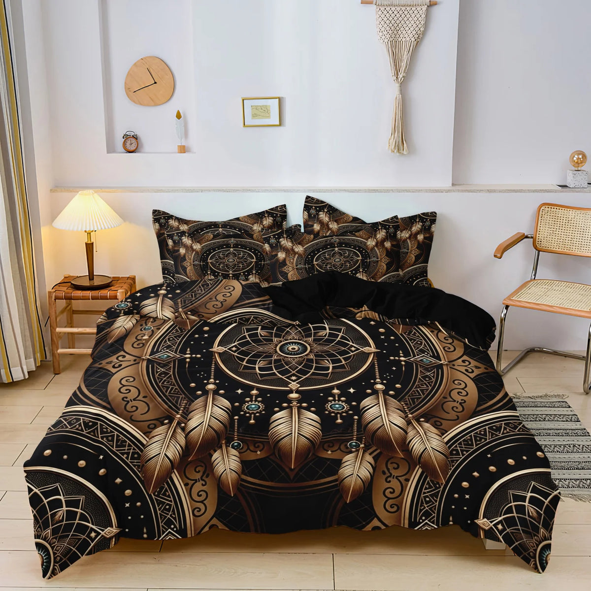 Dreamcatcher Tribal Duvet Cover Set With Pillowcases
