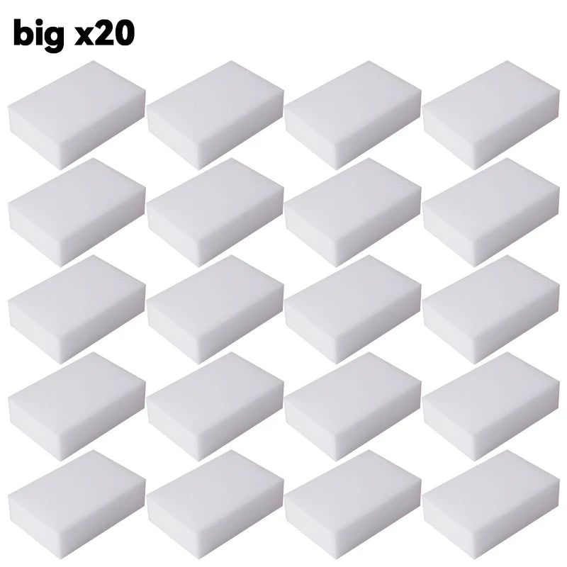 big x20 Color Melamine Magic Eraser Sponges For Home Cleaning