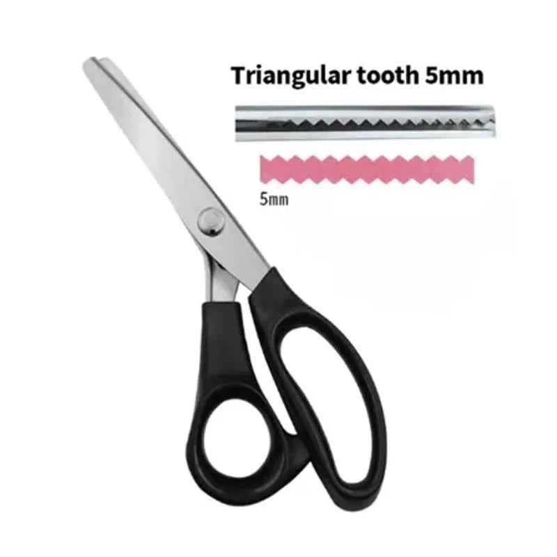 Stainless Steel Pinking Shears Zigzag Fabric Scissors