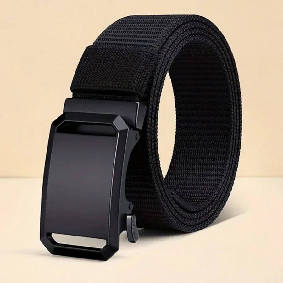 Men’s Canvas Tactical Belt With Automatic Buckle