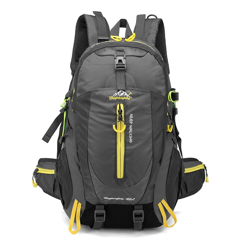 40L Water Resistant Hiking Backpack With Laptop Compartment