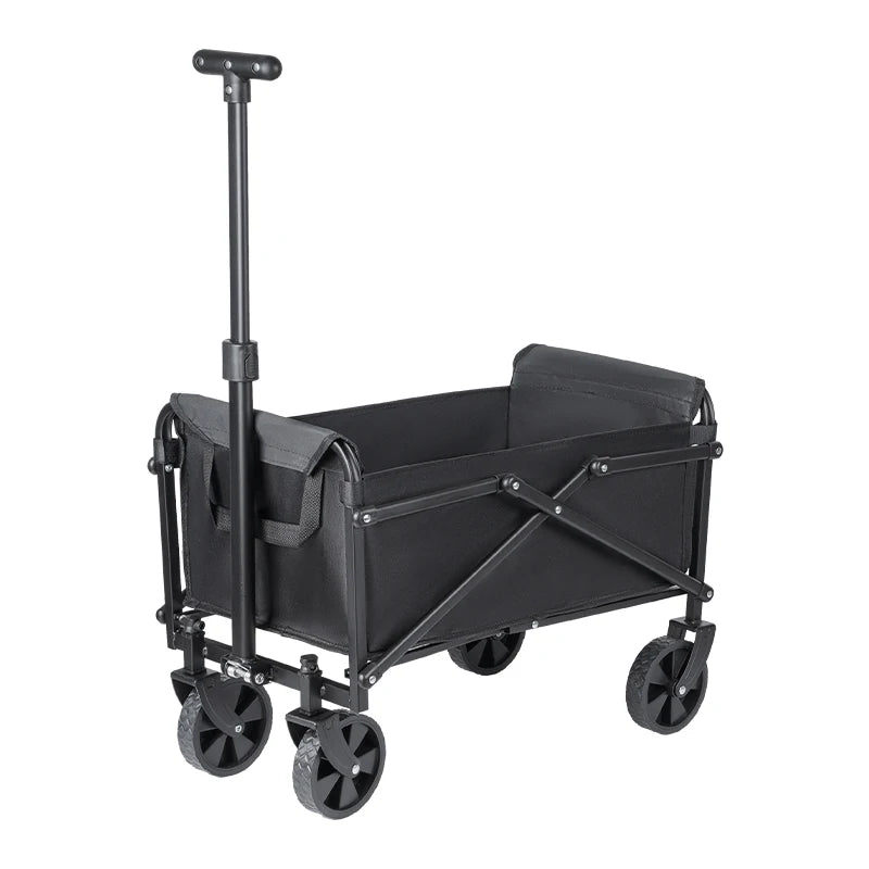 MNXC-black Color Foldable Heavy Duty Camping Wagon Utility Cart