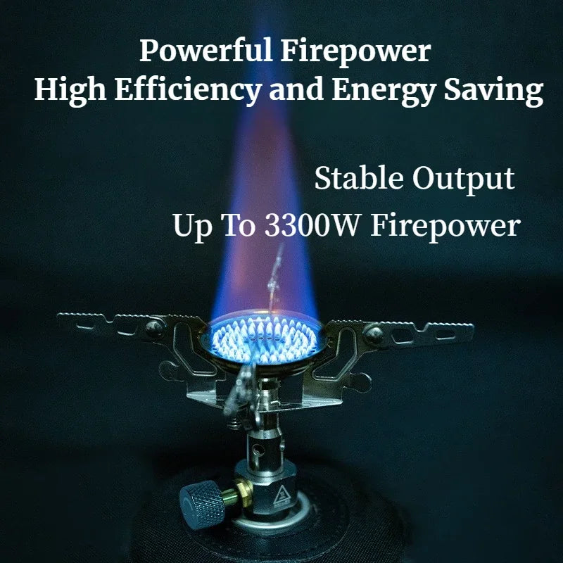 Portable 3300W Camping Gas Stove Burner For Outdoor Cooking