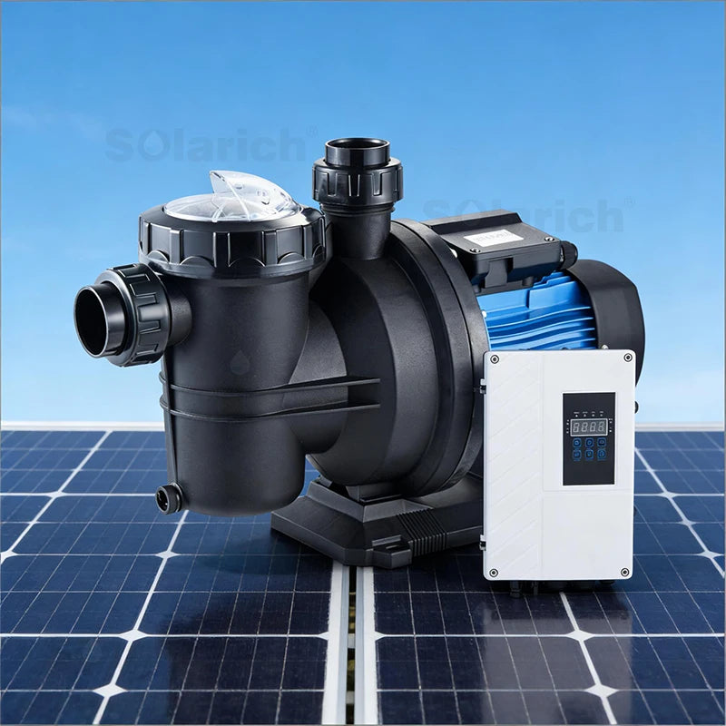 AC/DC Solar Pool Pump 72V 1.3HP High Flow Brushless Motor