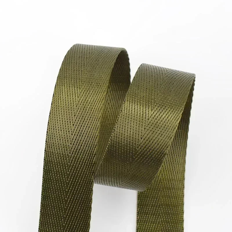 ArmyGreen Color Nylon Webbing Strap Tape for Bags and Backpacks