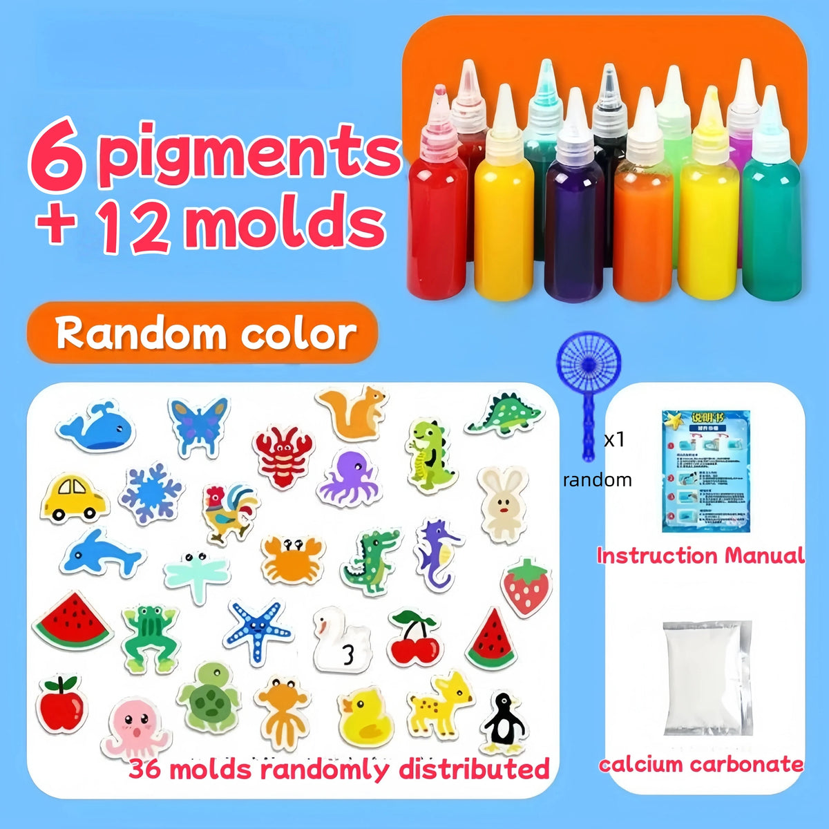 20pcs Color Magical Water Elves Gel Craft Kit – DIY Sensory Toy Set