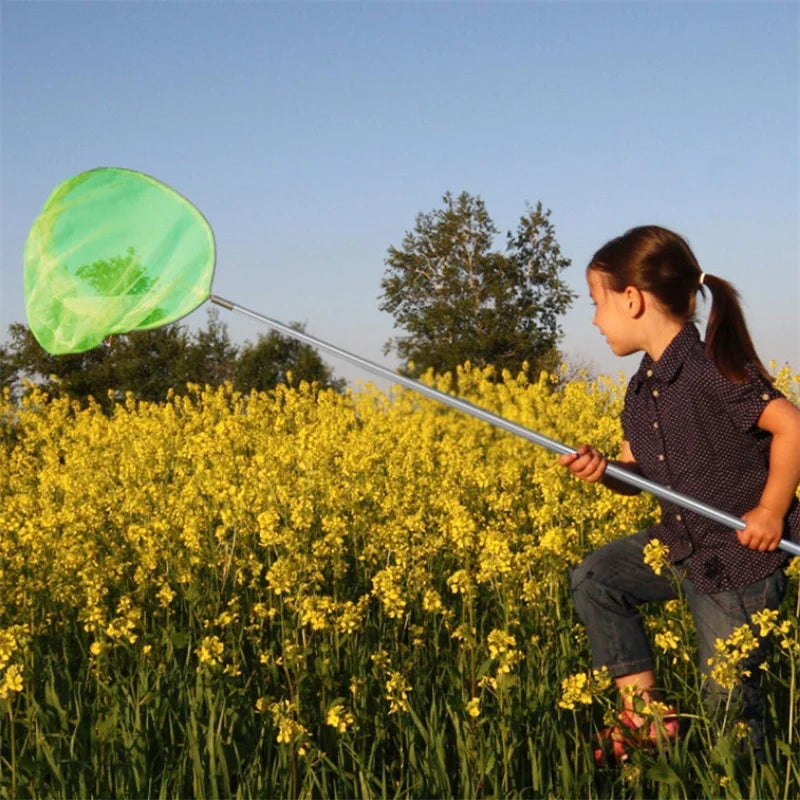 Kids Telescopic Butterfly And Fishing Net Set – Stainless Steel
