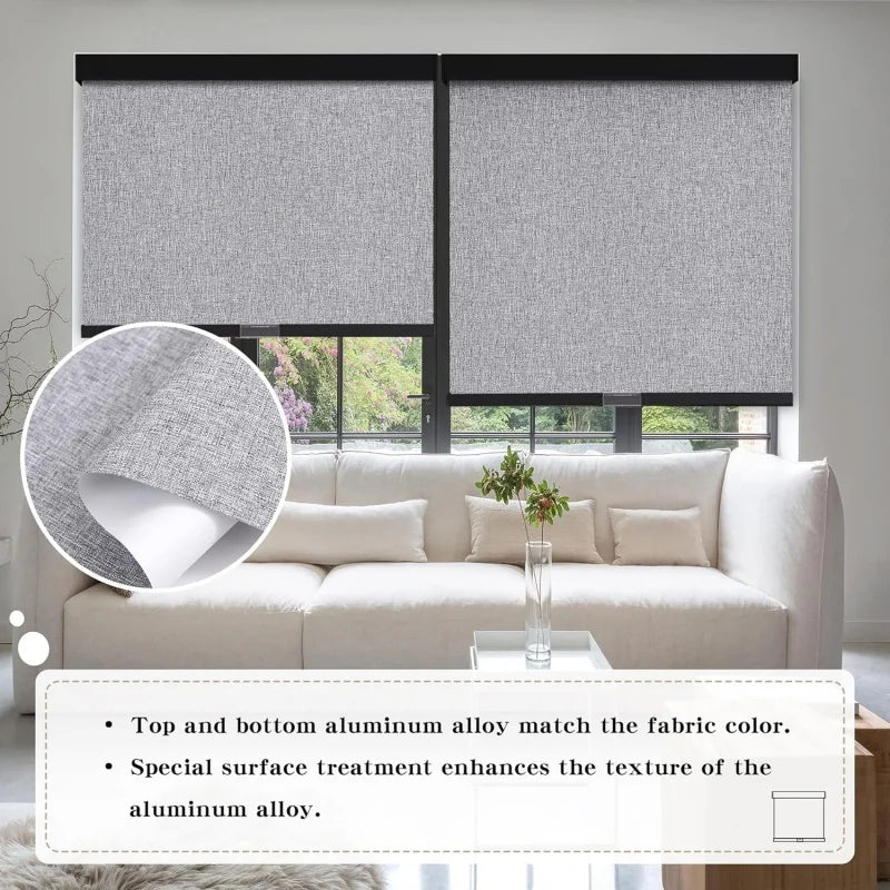 Custom Thermal Roller Shades For Windows And Offices