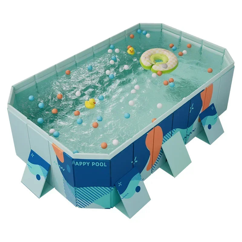 260cm-C Color Large Outdoor Family Swimming Pool – Foldable Garden Pool