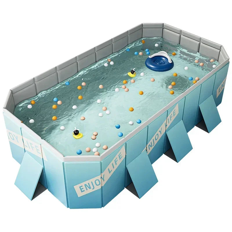 300cm-B Color Large Outdoor Family Swimming Pool – Foldable Garden Pool