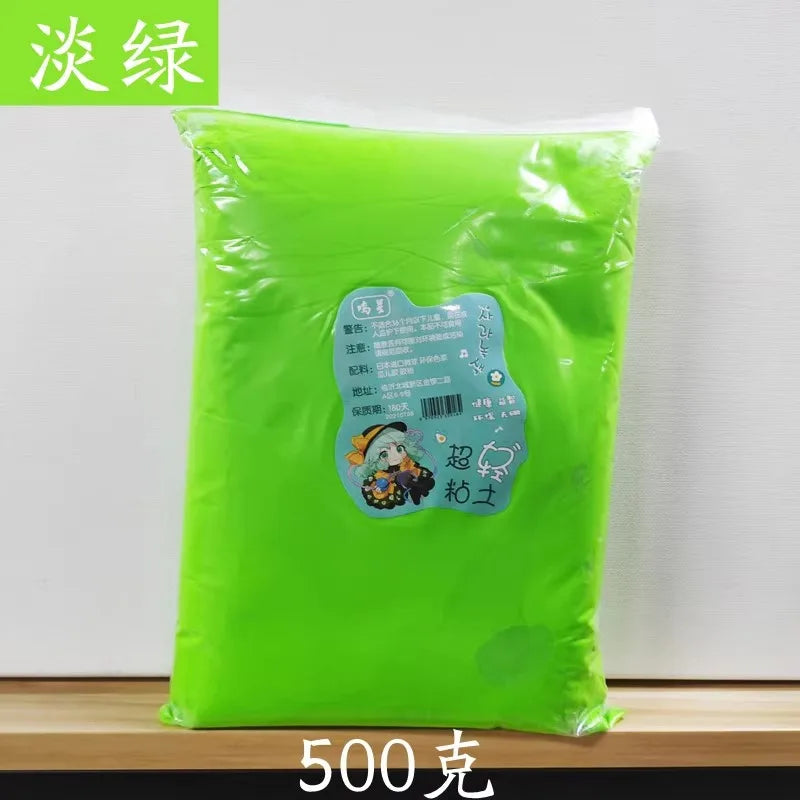 Light Green 500g Color Super Light Modeling Clay Set for Kids DIY Crafts