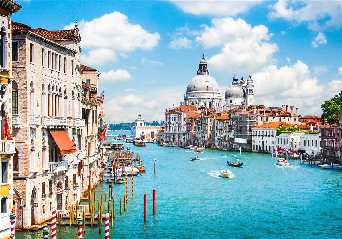 Santa Maria Canal Color 500-Piece Landscape Jigsaw Puzzle Paper Art 46 x 28 cm