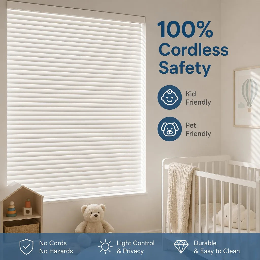 Cordless Polyester Roller Shades for Home Windows