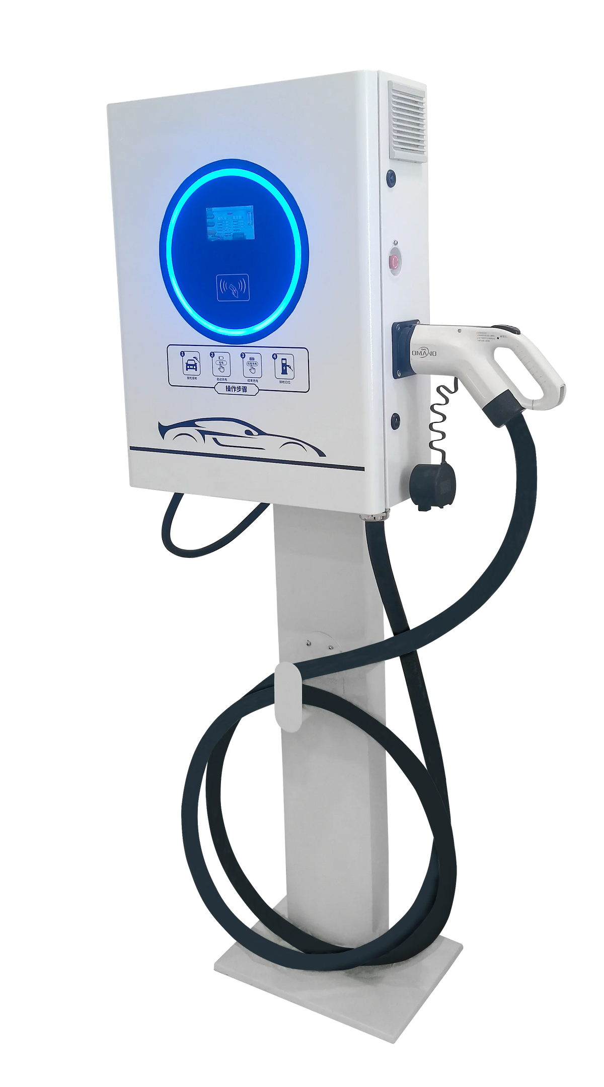 F Color DC Fast EV Charging Station CCS1 CCS2 NACS 240kW