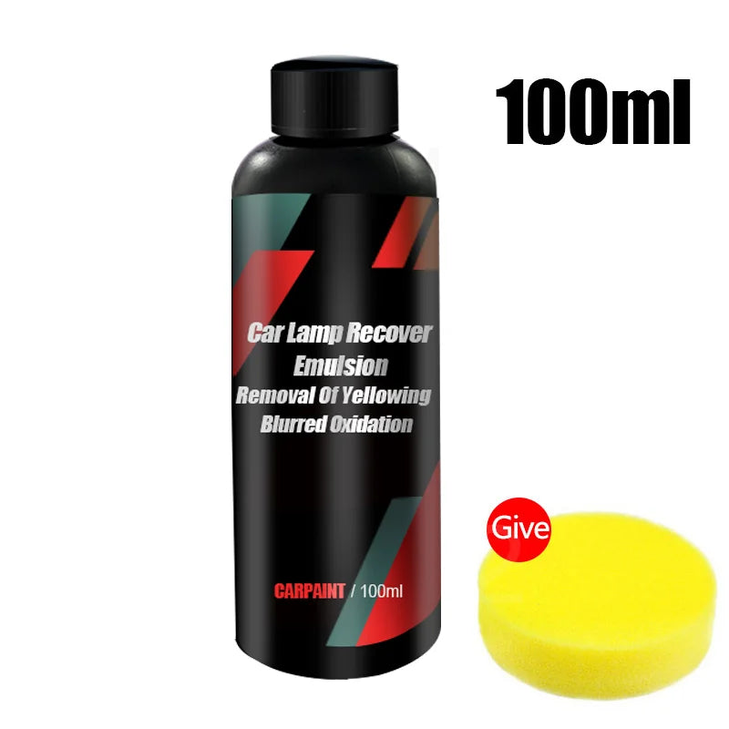100ML Color Car Headlight Restoration Polish – Clarity Repair Agent