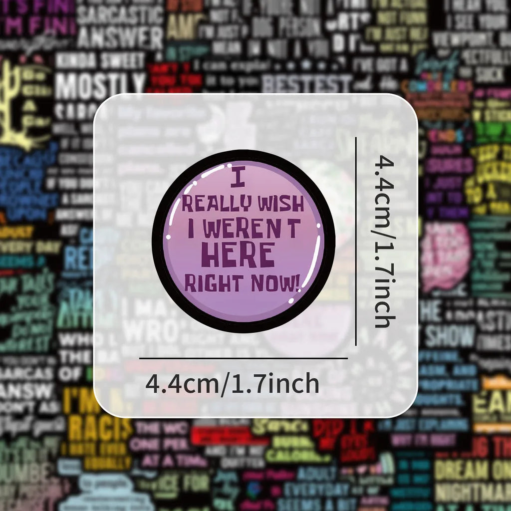 102-Piece Motivational Quote Stickers Set for Journals