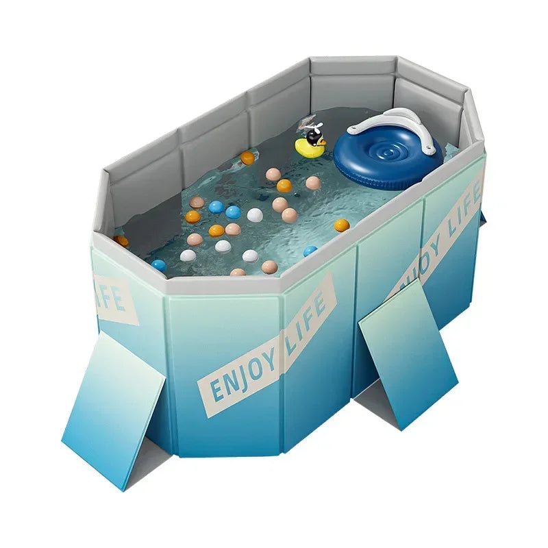 165cm-B Color Large Outdoor Family Swimming Pool – Foldable Garden Pool