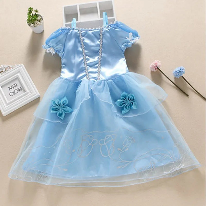 Girls Princess Party Dress Costume – Ankle-Length