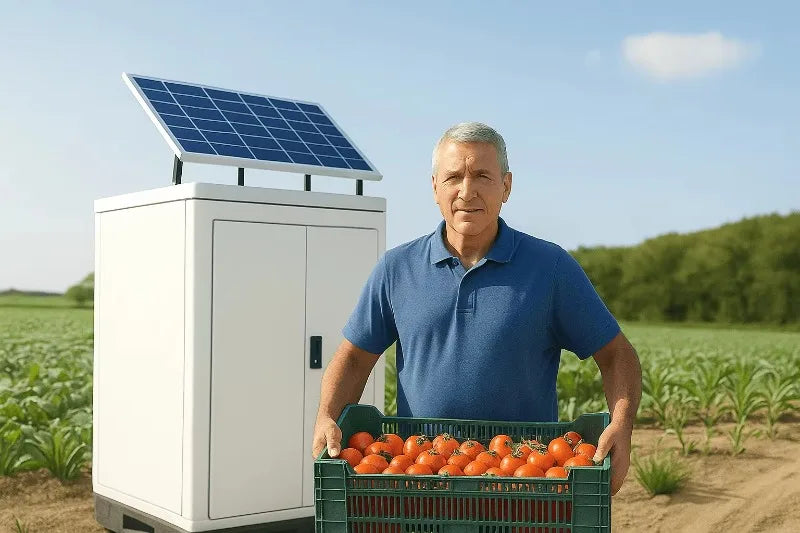 Solar Powered Container Cold Room – Plug-And-Play Freezer