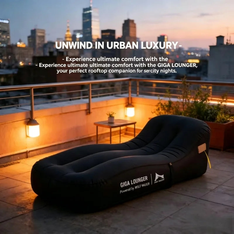 Automatic Camping Inflatable Sofa Chair With Air Pump