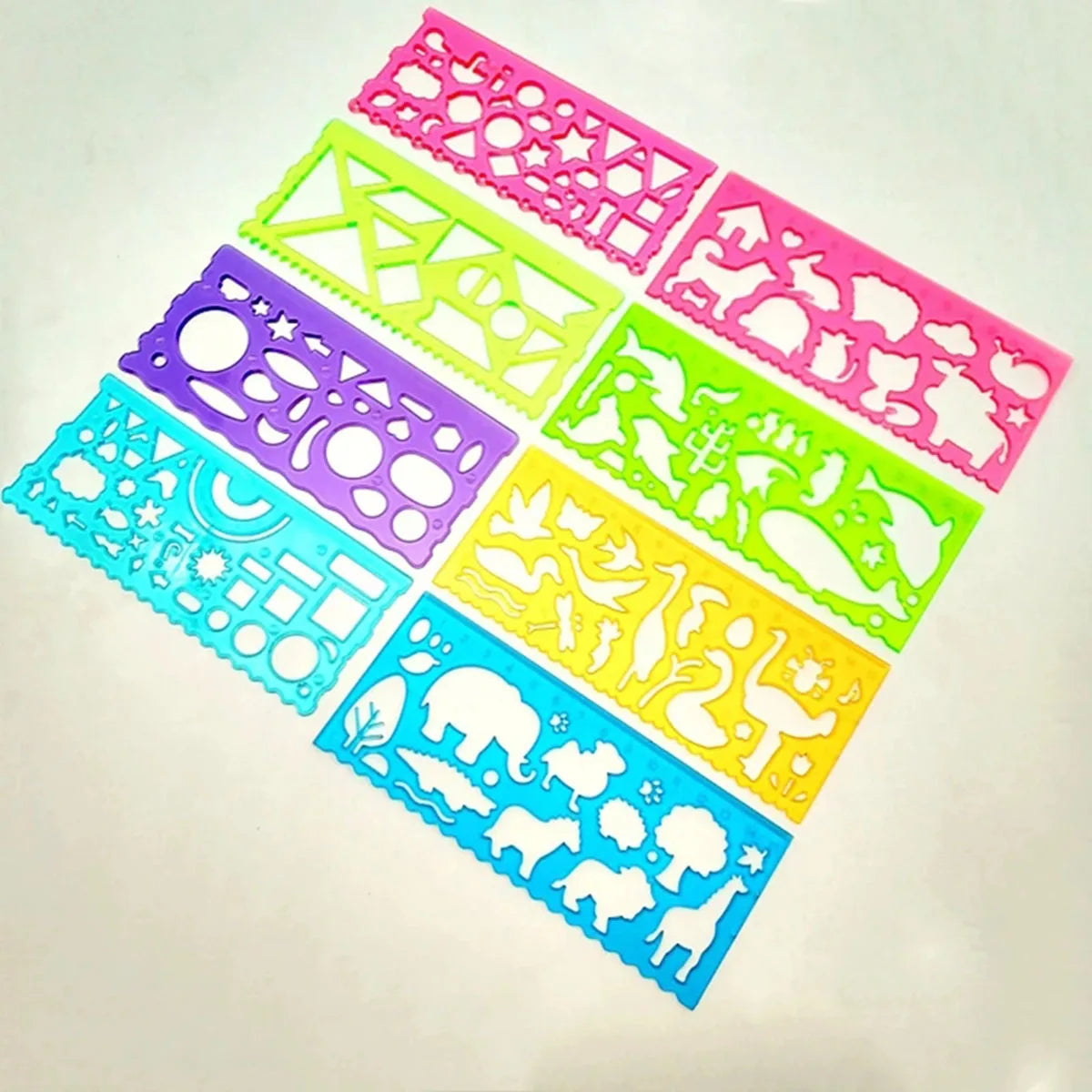 Geometry Spirograph Drawing Stencil Art Ruler Set