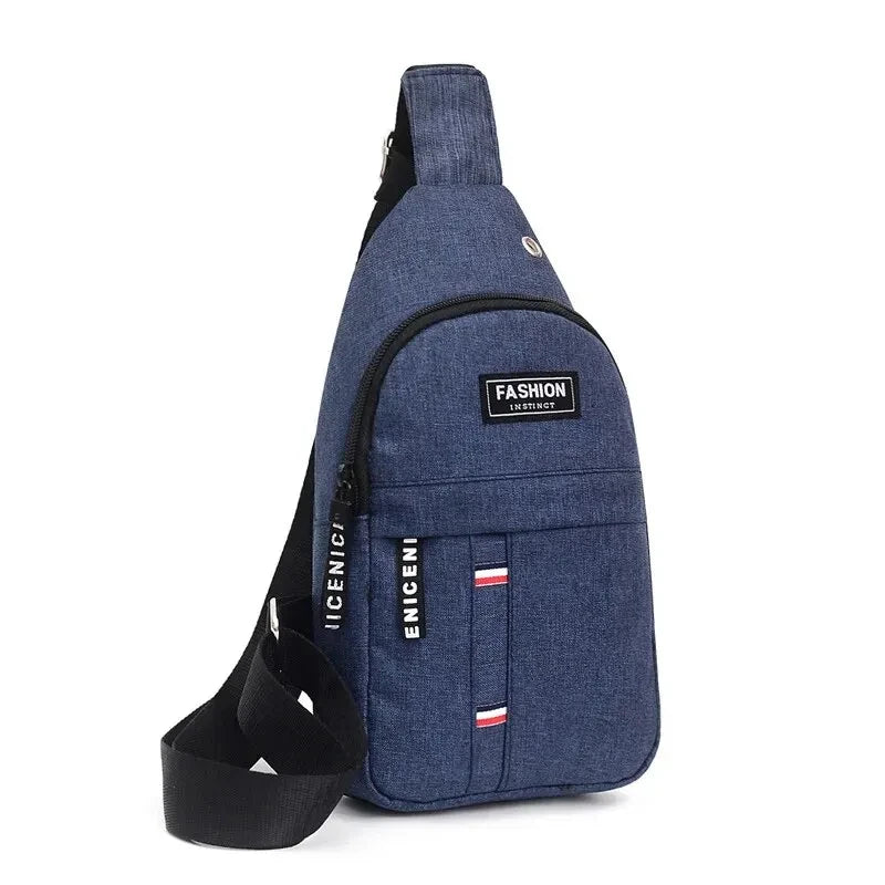 Men’s Waterproof Crossbody Waist Bag With Large Storage