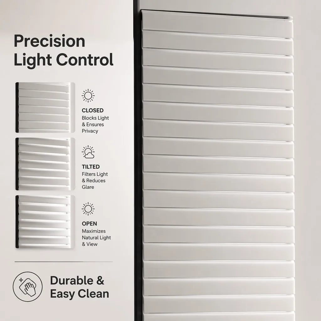 Cordless Polyester Roller Shades for Home Windows