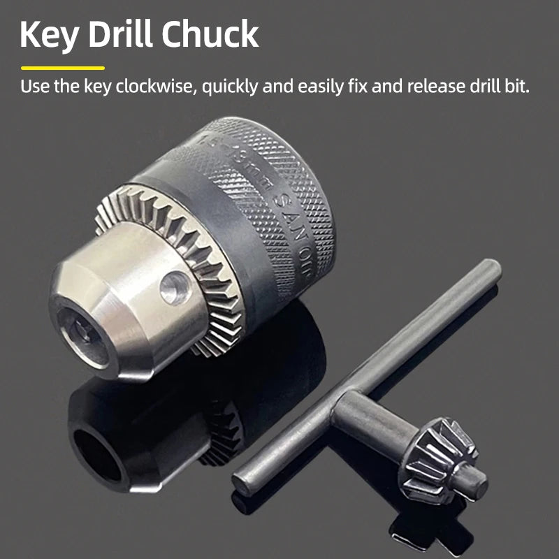 Keyless Drill Chuck Adapter With SDS Plus Shank 1/2-20UNF