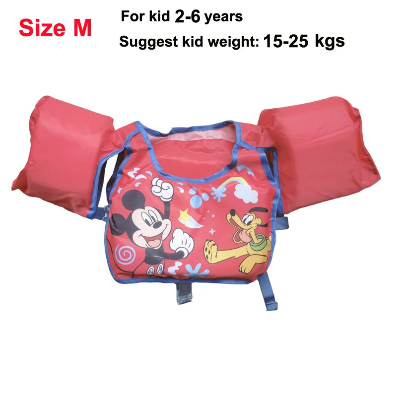 D for 15-25 kgs Color Kids Swim Training Vest Float – Non-Inflatable Safety Aid