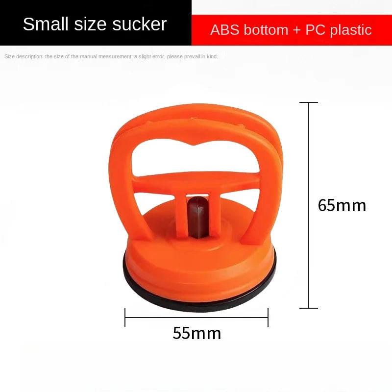 Small Orange Color 2-Inch Dent Puller Suction Cup For Car Panels And Glass