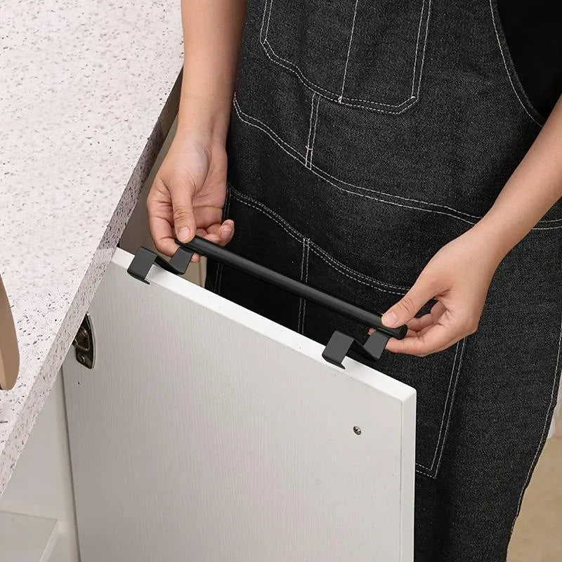 Over Cabinet Stainless Steel Towel Rack Organizer