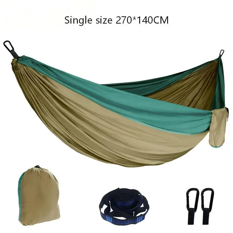 Portable Anti-Rollover Camping Hammock for Two