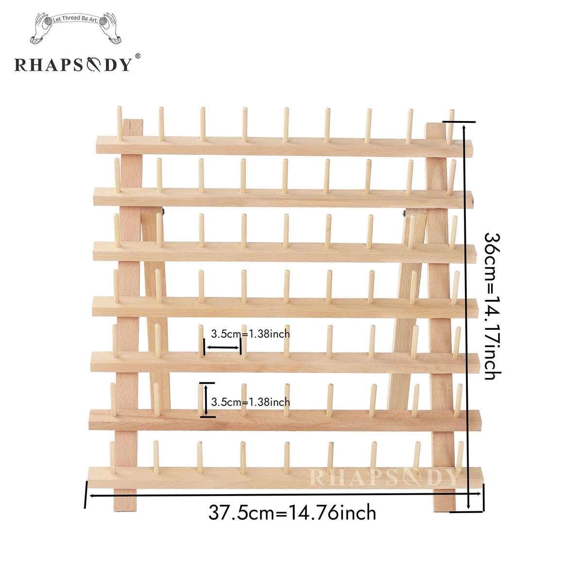 63spool Thread Rack Color 40wt Polyester Embroidery Thread Set 60 Colors 550 Yards