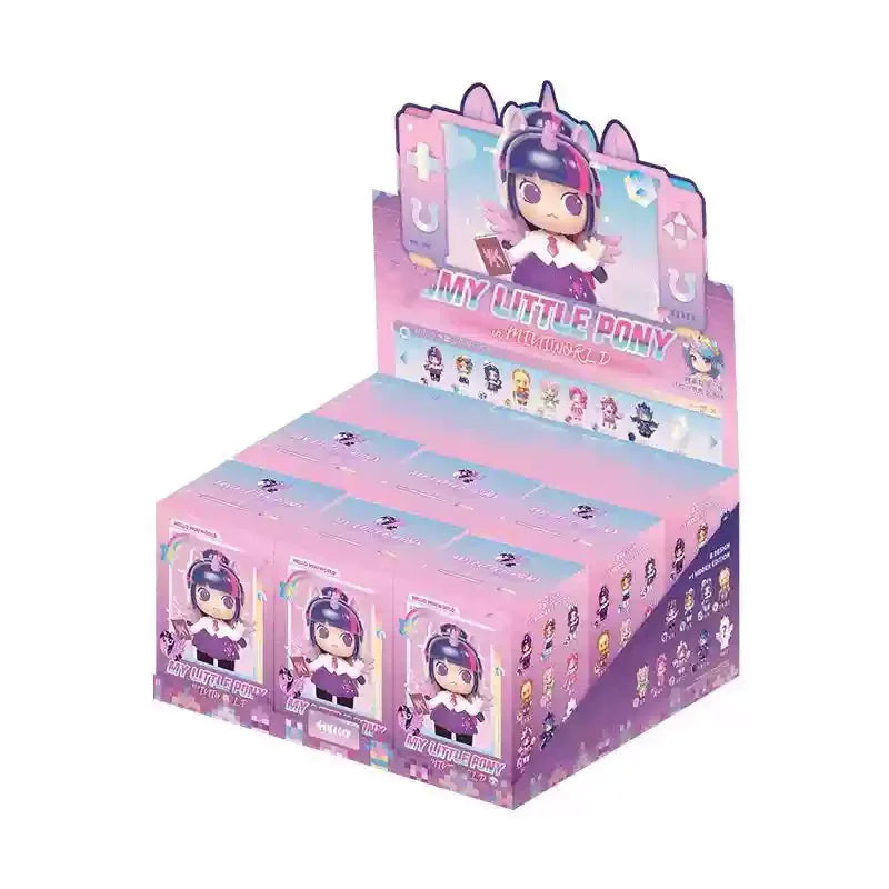 end box 6pcs Color Miniworld Blind Box Girl Figure – Cute PVC Room Decor
