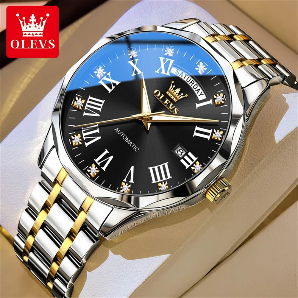Automatic Mechanical Business Watch With Roman Dial