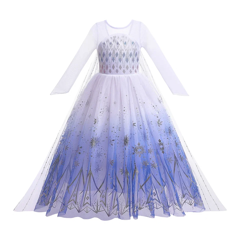 Girls Princess Costume Dress – Long Sleeve Party Outfit