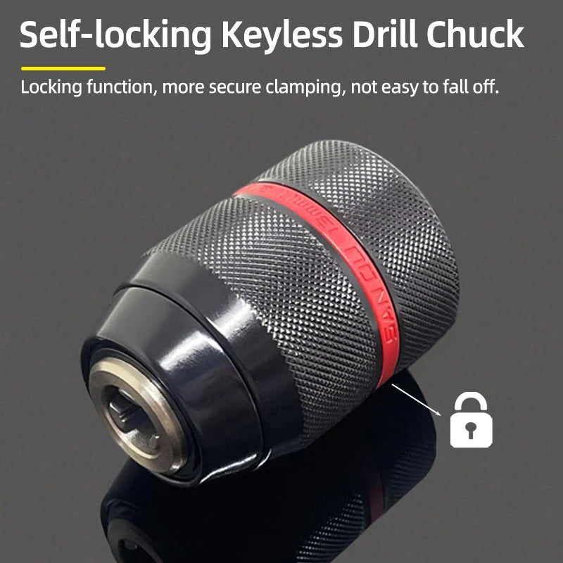 Keyless Drill Chuck Adapter With SDS Plus Shank 1/2-20UNF