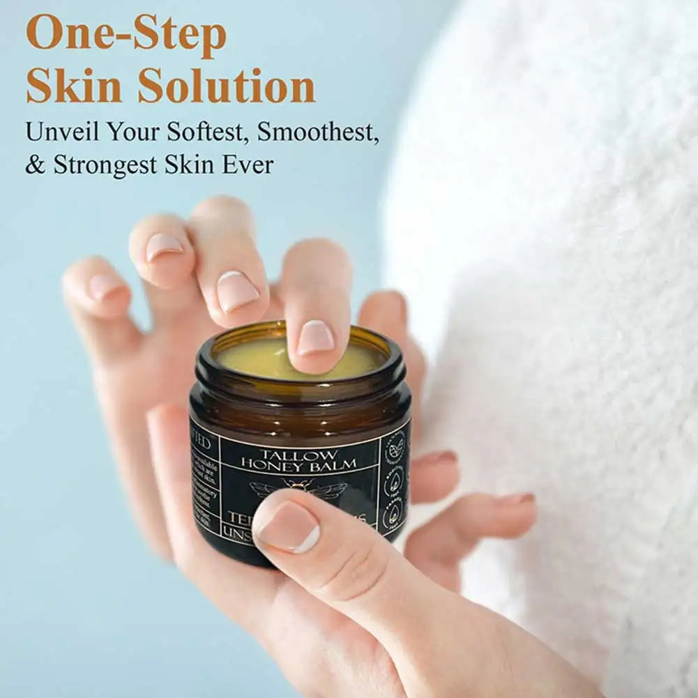 Beef Tallow Honey Balm Cream – Nourishing Natural Moisturizer