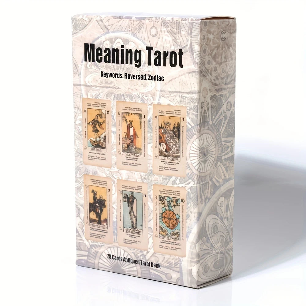 Retro Tarot Card Deck with Guidebook for Beginners