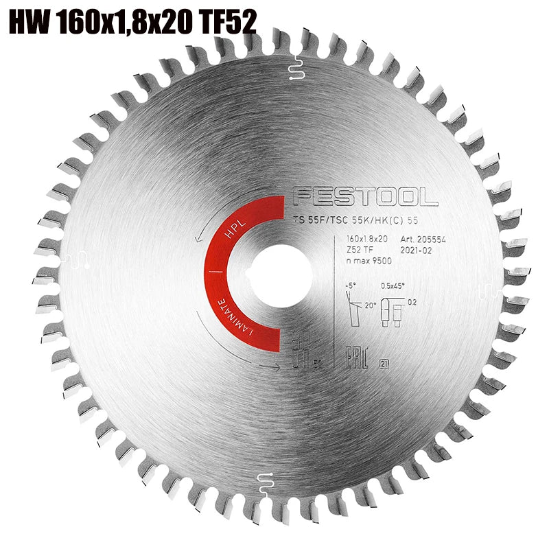 205554 Color 160 mm Circular Saw Blades For Plunge And Handheld Saws