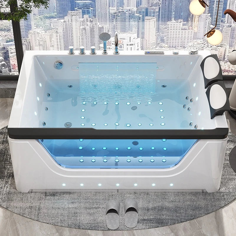 Acrylic Whirlpool Jacuzzi Tub – Double Seat Spa Bath
