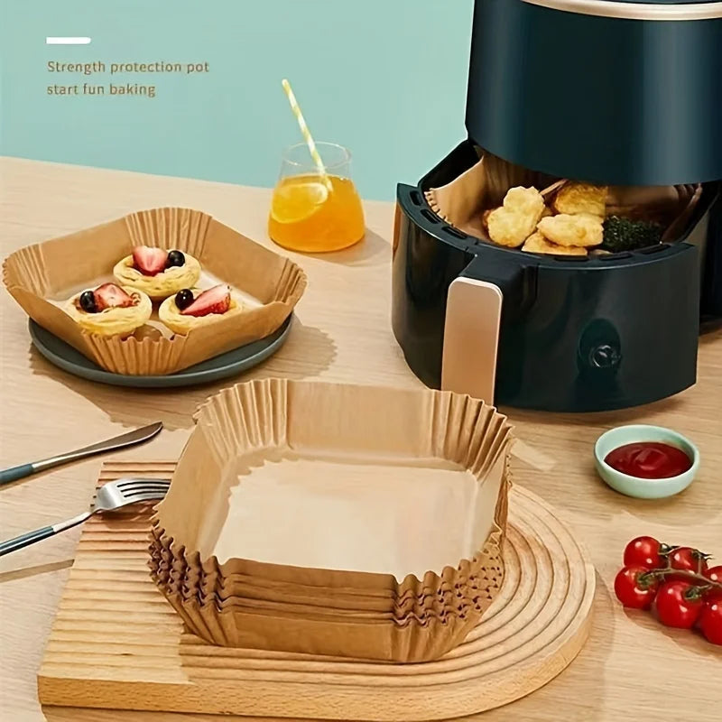 Disposable Air Fryer Parchment Liners For Easy Cleanup