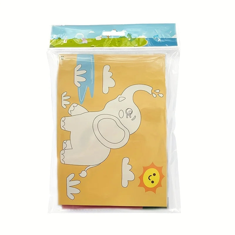 3D EVA Foam Animal Sticker Craft Kit For Kids